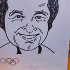 -68 Olympia voittaja kulta Kalle autograph! - pikkukuva 1