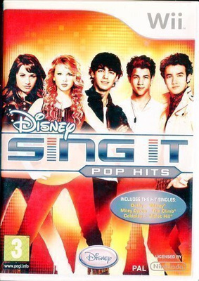 * Disney Sing it Pop Hits Wii / Wii U PAL CIB Lue Kuvaus