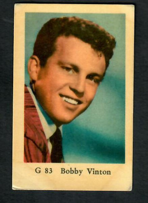 Keräilykuva - Bobby Vinton G 83