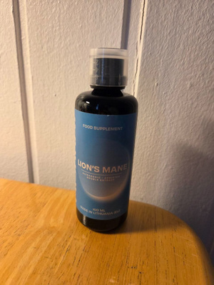 Ultraäänikäsitelty, kaksinkertainen Lion's Mane -uute, jossa