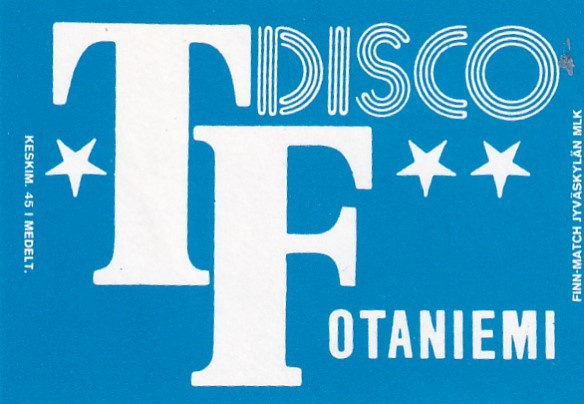 Helsinki, Otaniemi TF Disco    1/16