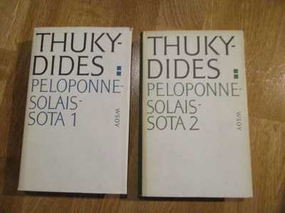 THUKYDIDES Peloponnesolaissota 1-2 * WSOY 1964 SID ANTIIK