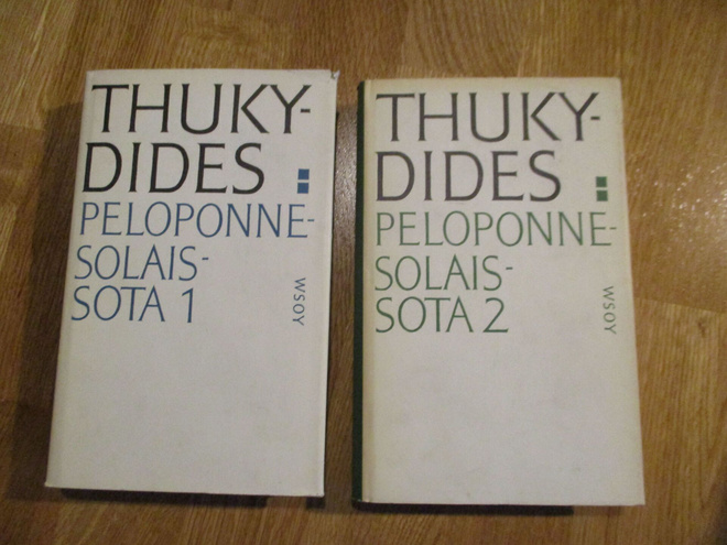 THUKYDIDES Peloponnesolaissota 1-2 * WSOY 1964 SID ANTIIK
