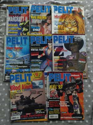 Pelit lehdet 1996 8kpl