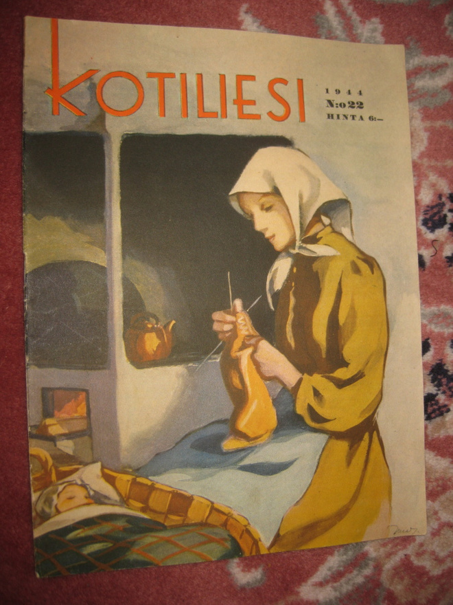 Kotiliesi  22 / 1944 : kansi Martta Wendelin