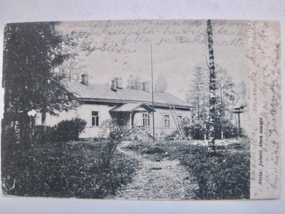 VANHA Postikortti Järvenpää Ahola 1913 Numeroleima 1487