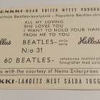 Beatles Jenkki- purkkakortti Hellas - pikkukuva 2