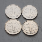 1 markka v. -90-93, 4 kol. unc - pikkukuva 1
