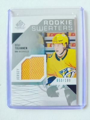 Eeli Tolvanen - 18-19 SPGU Rookie Sweaters /199