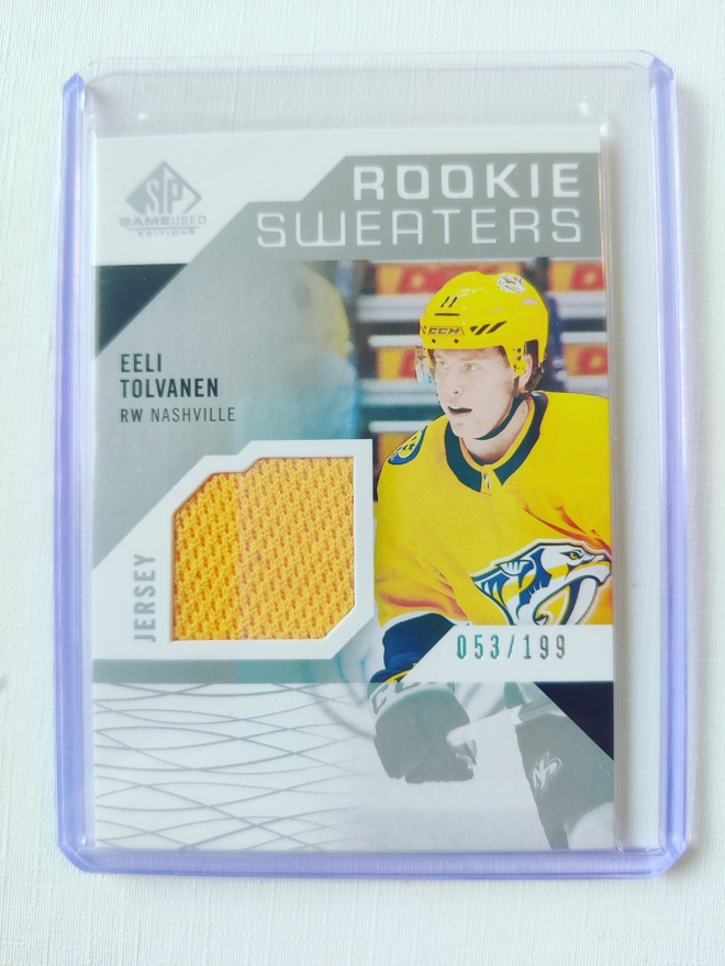 Eeli Tolvanen - 18-19 SPGU Rookie Sweaters /199