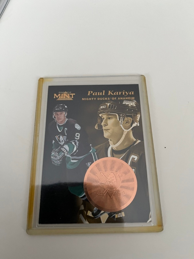 1996-97 Pinnacle Mint Bronze Paul Kariya #5of30
