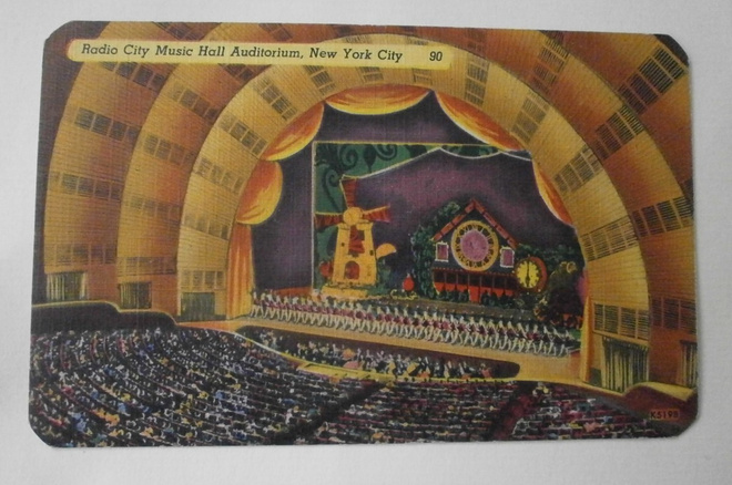 New York, Radio City Music Hall, Auditorium, vanha väripk