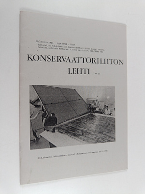 Konservaattoriliiton lehti n:o 12, helmikuu 1986