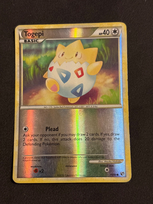 Togepi 70/90 Undaunted Reverse holo