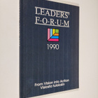 Leaders' Forum 8.-9.4.1990 : from vision into action = vi... - pikkukuva 1