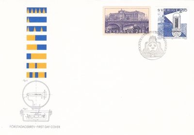 RUOTSI 1992 - Fa 1747/48 FDC KUORI