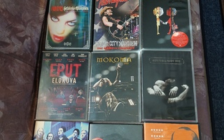 DVD - PAKETTI MUSIIKKILEVYJÄ 12 KPL