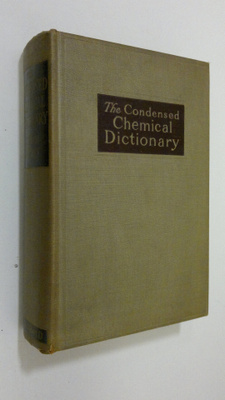 Francis M. Turner : The Condensed Chemical Dictionary