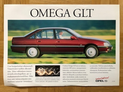 Esite Opel Omega GLT & CD Diamond, 1992