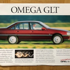 Esite Opel Omega GLT & CD Diamond, 1992 - pikkukuva 1