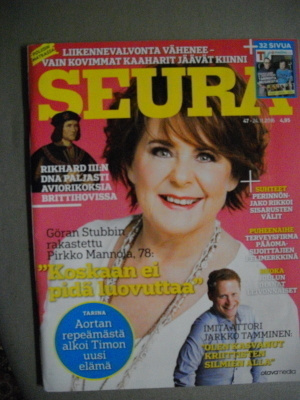 Seura lehti Nro 47/2016 (16.3)