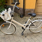 Valkoinen Jopo-polkupyörä DesignHouse kori BikeCap sadelippa - pikkukuva 1