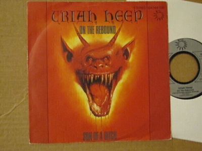 Uriah Heep On the rebound 7 45 Saksa 1981