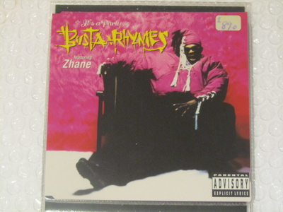 Busta Rhymes Featuring Zhane • It's A Party CD-Single