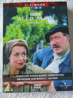  'ALLO 'ALLO SERIES 3&4 (3 x DVD) MAANALAINEN ARMEIJA ISKEE