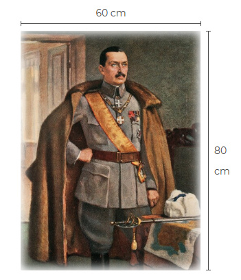 Uusi Mannerheim puutaulu koko 60 cm x 80 cm
