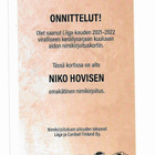 2021-22 Cardset Signature Niko Hovinen - pikkukuva 2