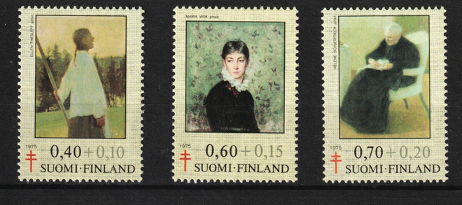 1975 Tuberkuloosi merkkisarja leimaamattomana**