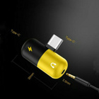 USB C Mini Kapseli 2in1 3,5mm Audioadapteri/Latausadapteri - pikkukuva 2