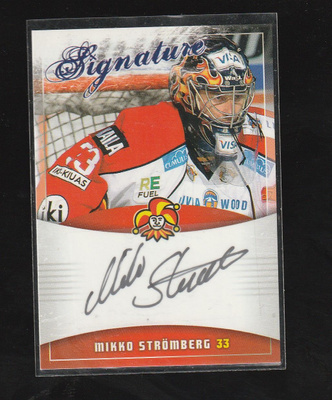Mikko Strömberg Jokerit Signature