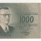 1000 markkaa 1955, sarja H, ROS-Sac, vl 1, kl 4 - pikkukuva 1