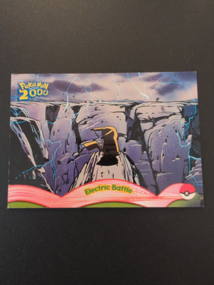 Electric Battle Pokemon Topps 2000