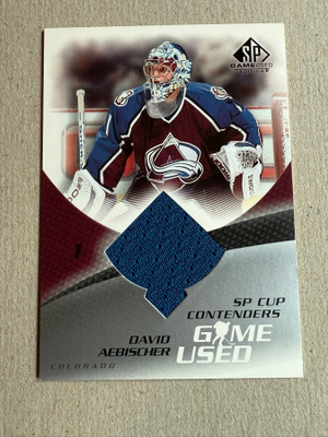 2003-04 SP Game Used #122 David Aebischer JSY