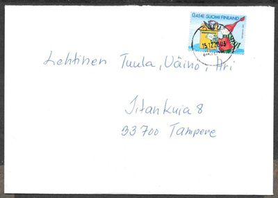 Postilähetys - Joulu 2003 0,45 (LAPE 1670) Oulu 15.12.2003