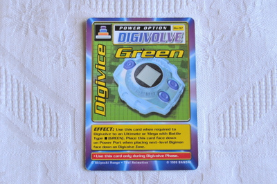 Digivice Green - Digimon kortti v.1999
