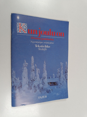 Kun joulu on 50 tuttua joululaulua = Nu är det jul igen :...