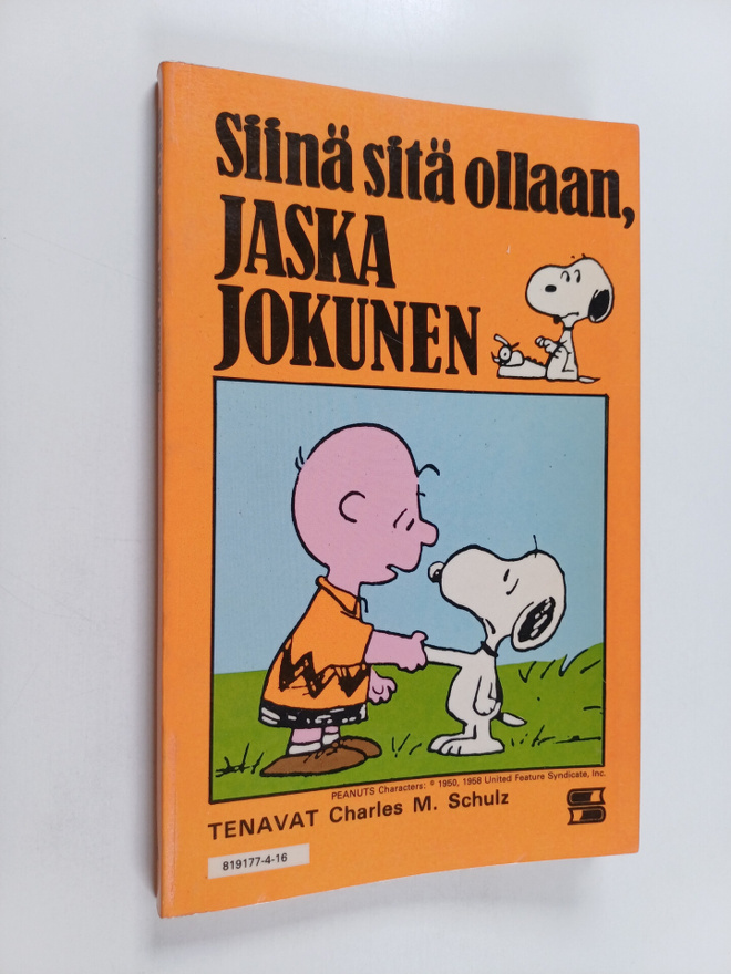 Charles M. Schulz : Siinä sitä ollaan, Jaska Jokunen