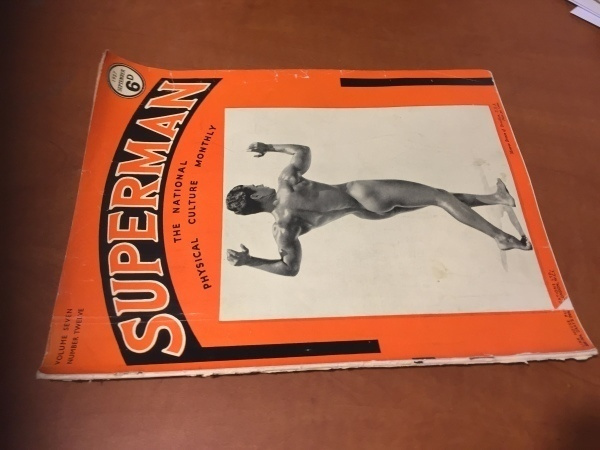 SUPERMAN THE NATIONAL PHYSICAL CULTURE SEPTEMBER 1937