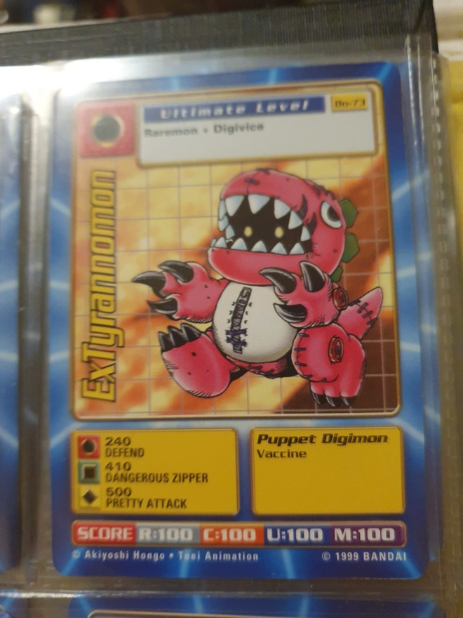 [Mint] 1999 Bandai Digimon - Non Holo card Bo-73