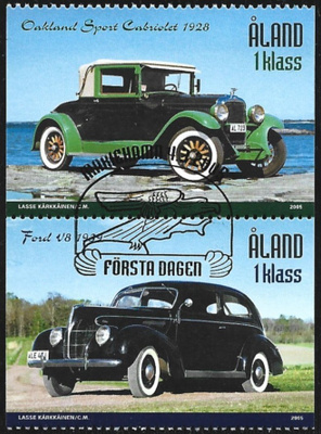 Åland 2005 V 15 Veteraaniautot EP LOISTO PARI LaPe 247-248