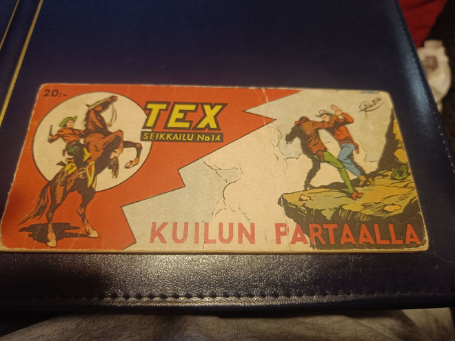 Tex Willer liuska 14 1953 Kuilun partaalla