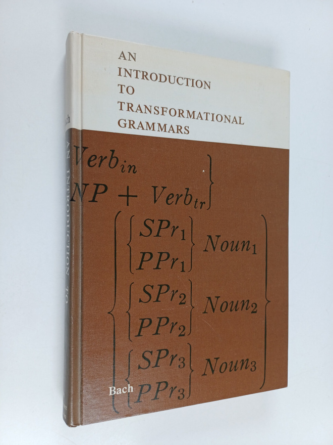 Emmon Bach : An introduction to transformational grammars