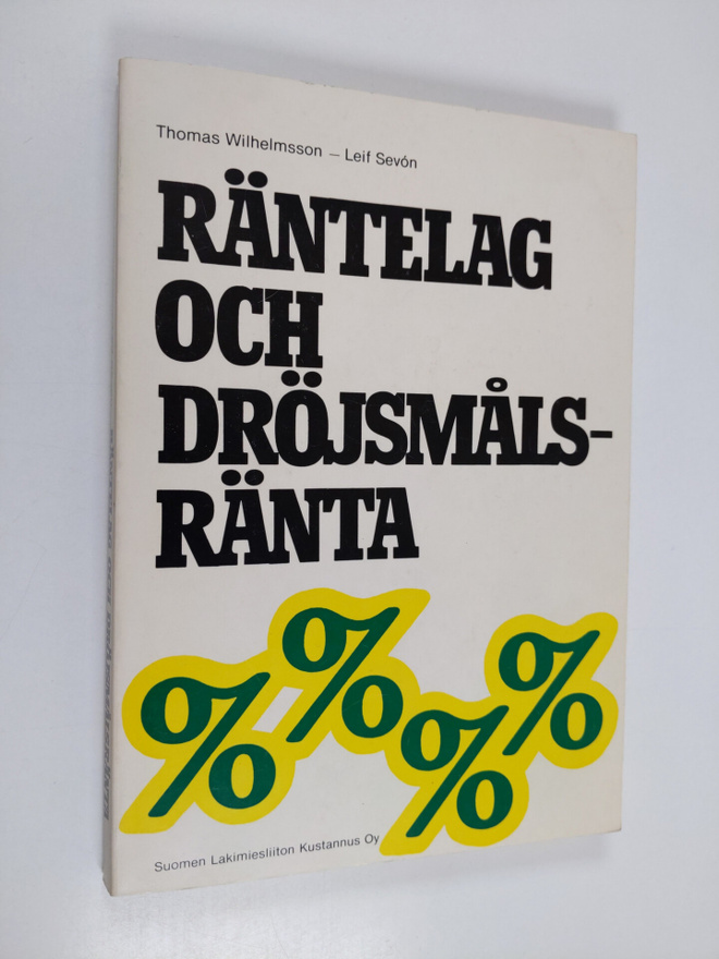 Thomas Wilhelmsson : Räntelag och dröjsmålsränta