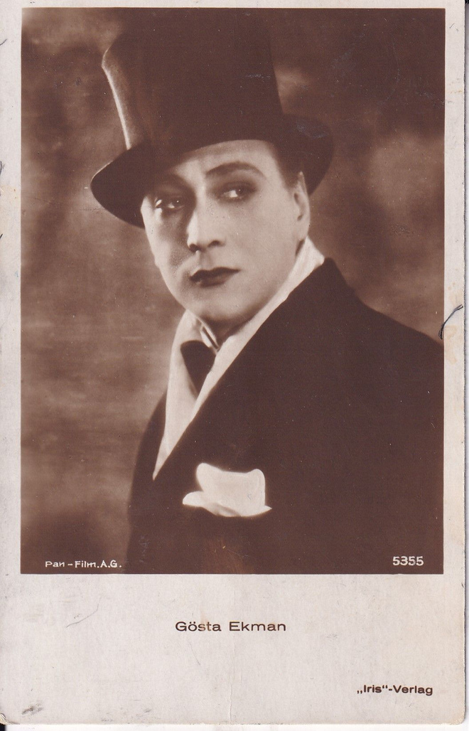 Gösta Ekman. filmitähti. näytteliä, e325