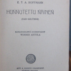 E. T. A. Hoffmann: Hunnutettu nainen, Karisto 1919. 63 s. - pikkukuva 4