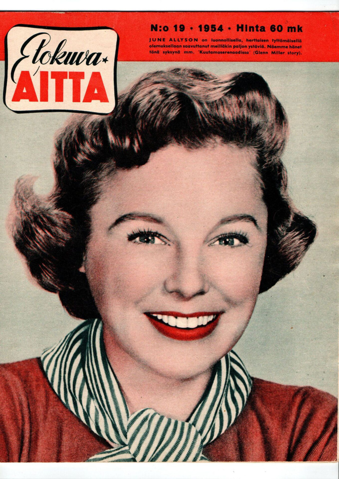 Elokuva-Aitta n:o 19 1954 Anneli Sauli. Venetsia. Marlene. 